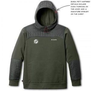 Columbia Boba Fett Star Wars hoodie size M NWT